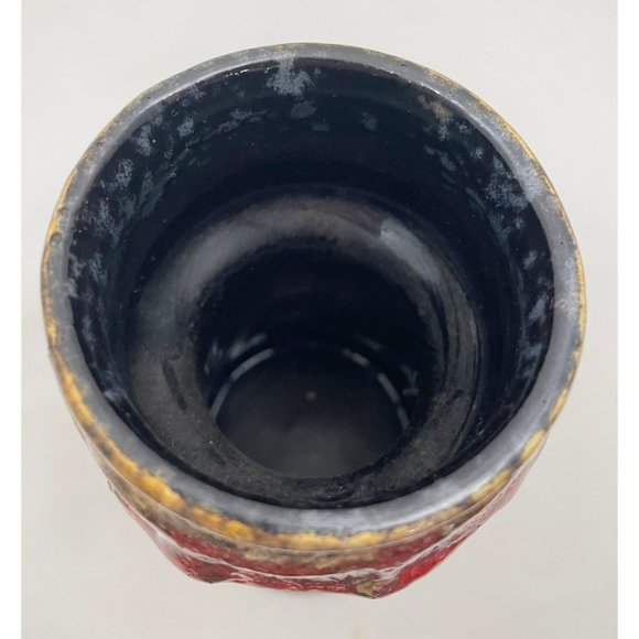 Vintage Strehla candle holder, GDR goblet, vintage pottery, East German pottery - Picture 7 of 9